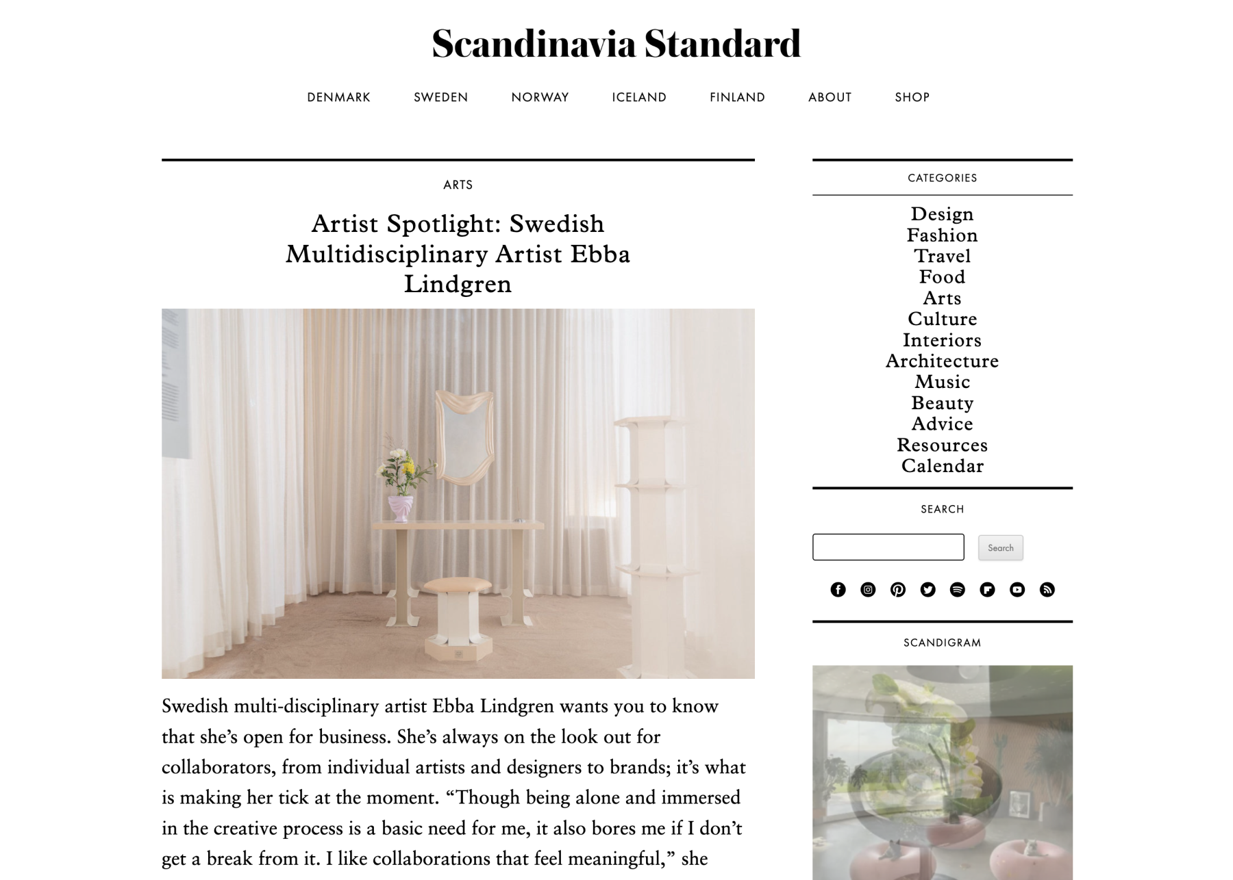 Scandinavian Standard: Artist Spotlight