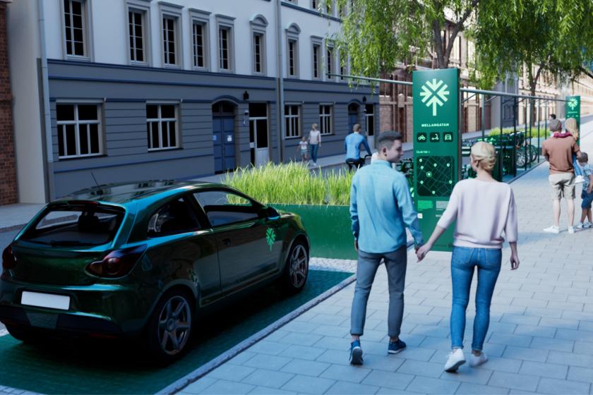 Visionary image Malmö mobility zone