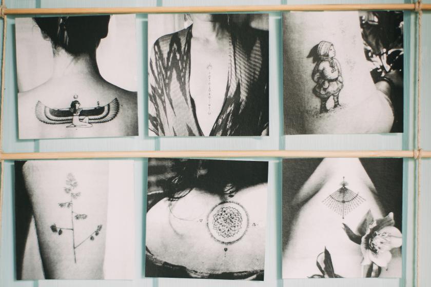 Handpokade tatueringar