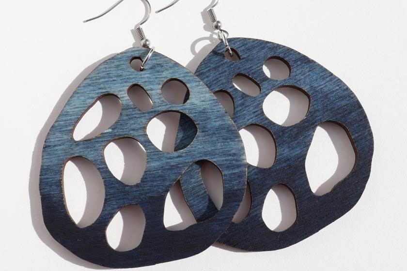 Indigo Blue earring collection - Adrienn Görgényi