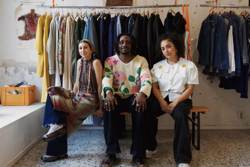 Daniela Doe,Waxiu Shehu and Yasmina Karli Malmsten, Re:treat workshop.
