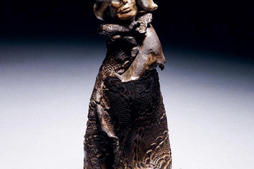 Queen Catherine Ceramic Sculpture in Mixed Stoneware