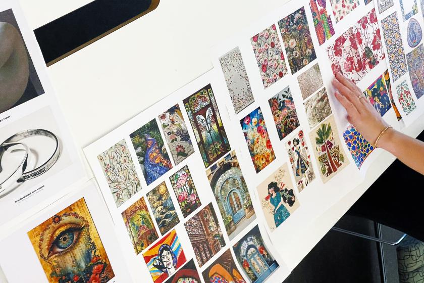 Visual references with Benedetta Crippa